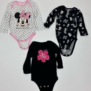 Infant Girls Onesies Lot of 3